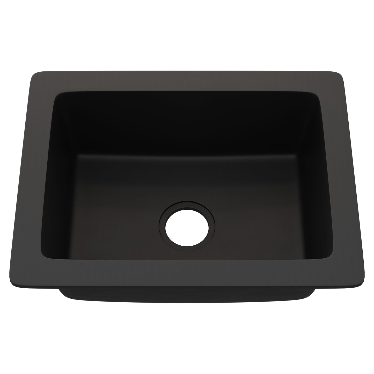 StoneCore Graphite 24-inch Single Bowl Kitchen or Bar Sink - NKS-SC24SB-GRPH