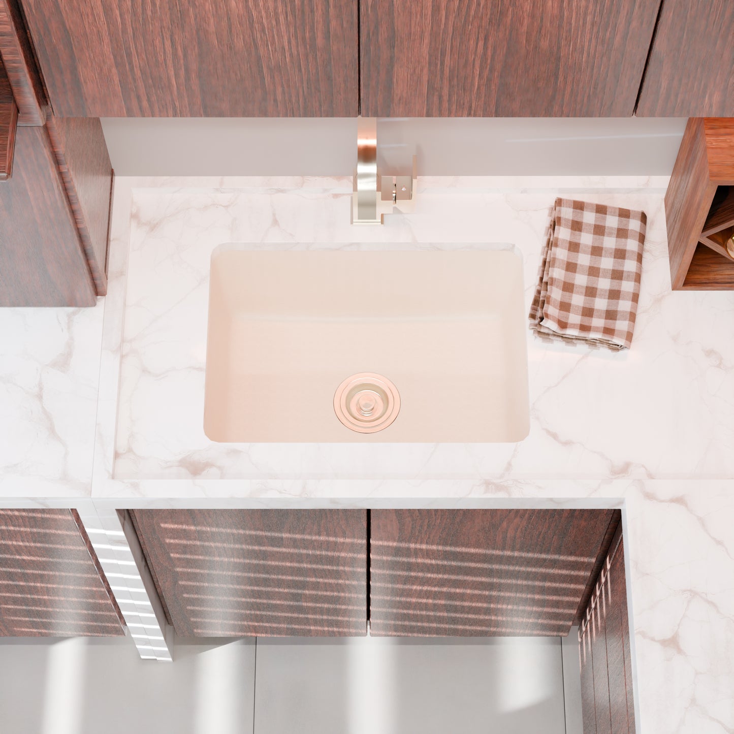 StoneCore Sandstone 24-inch Single Bowl Kitchen or Bar Sink - NKS-SC24SB-SNDS