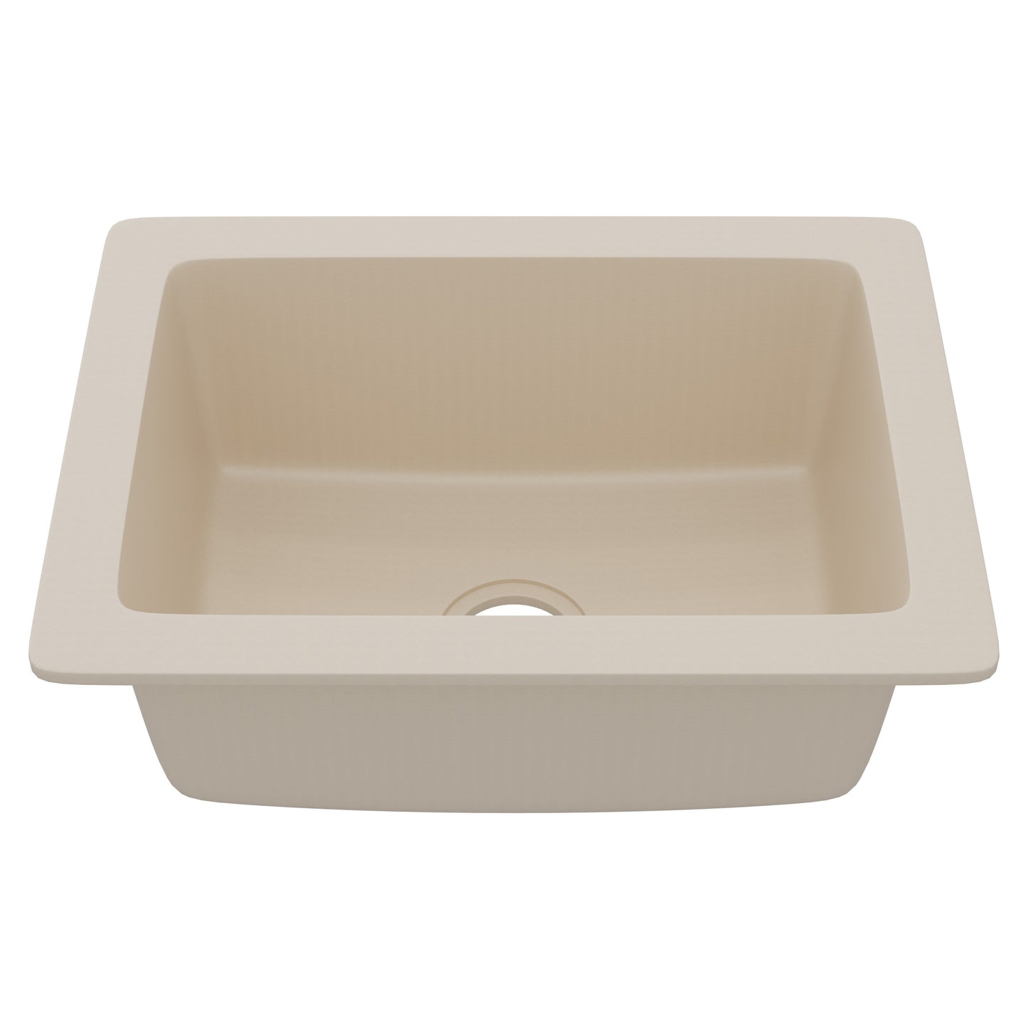 StoneCore Sandstone 24-inch Single Bowl Kitchen or Bar Sink - NKS-SC24SB-SNDS