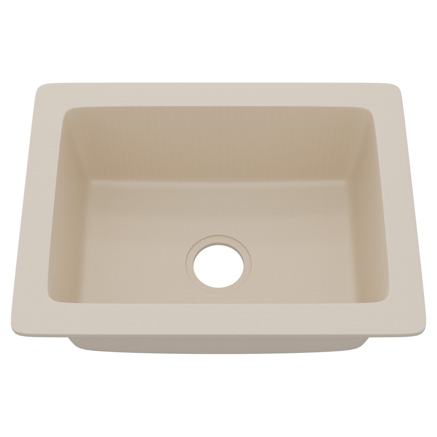 StoneCore Sandstone 24-inch Single Bowl Kitchen or Bar Sink - NKS-SC24SB-SNDS
