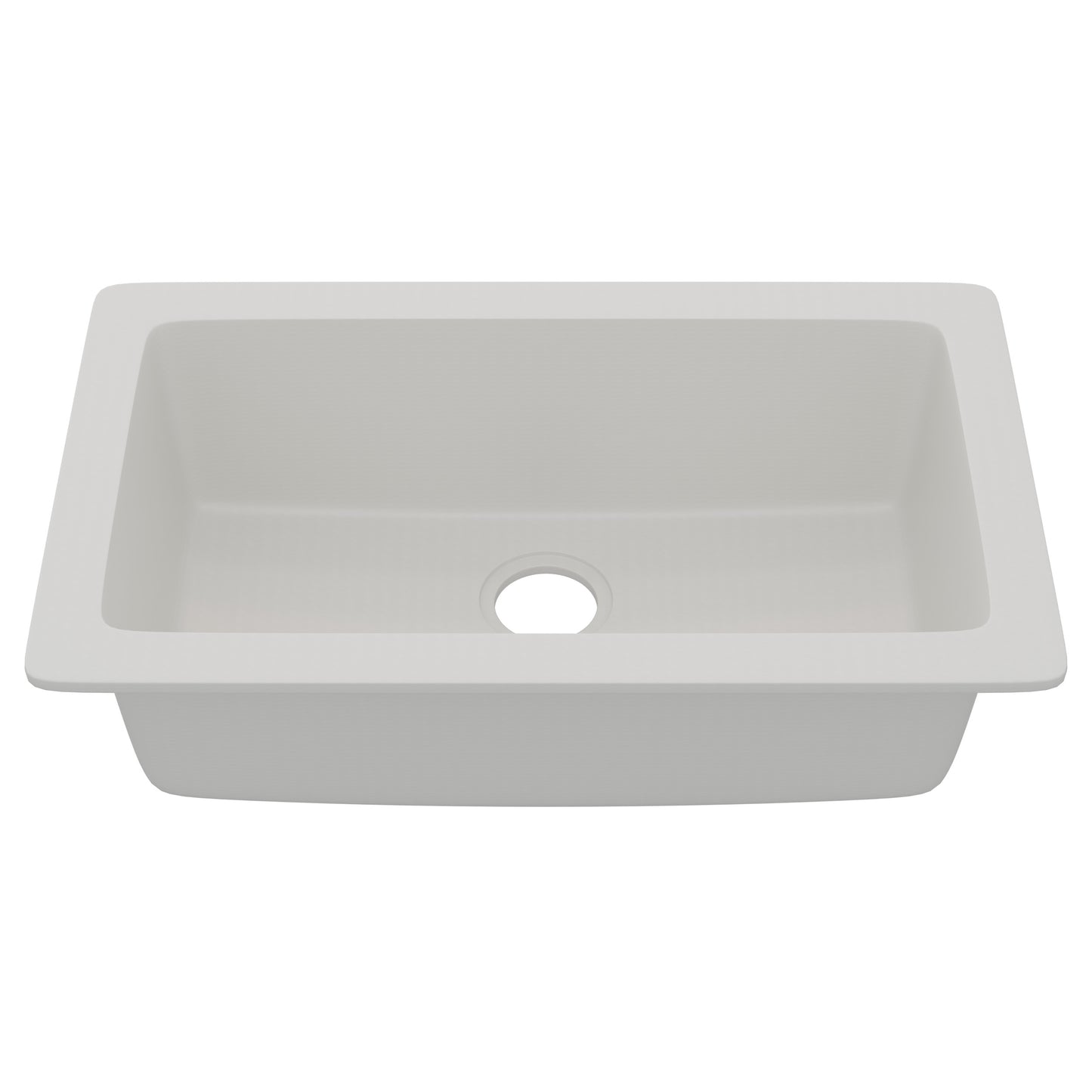 StoneCore 30-inch Single Bowl Kitchen Sink in Alpine White - NKS-SC30SB-ALPWHT