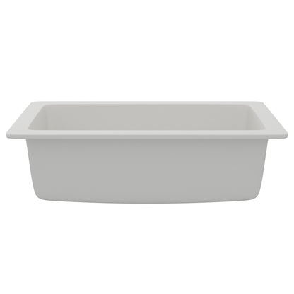 StoneCore 30-inch Single Bowl Kitchen Sink in Alpine White - NKS-SC30SB-ALPWHT