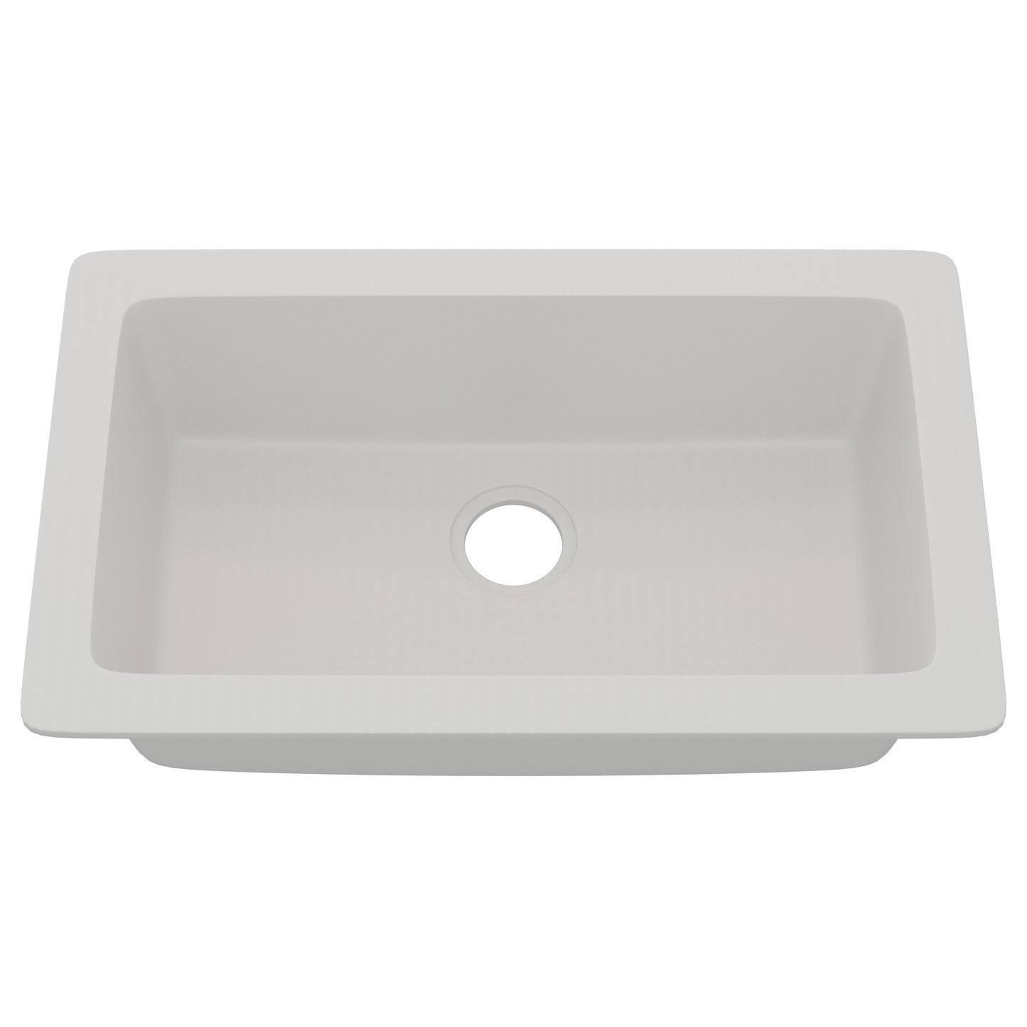 StoneCore 30-inch Single Bowl Kitchen Sink in Alpine White - NKS-SC30SB-ALPWHT