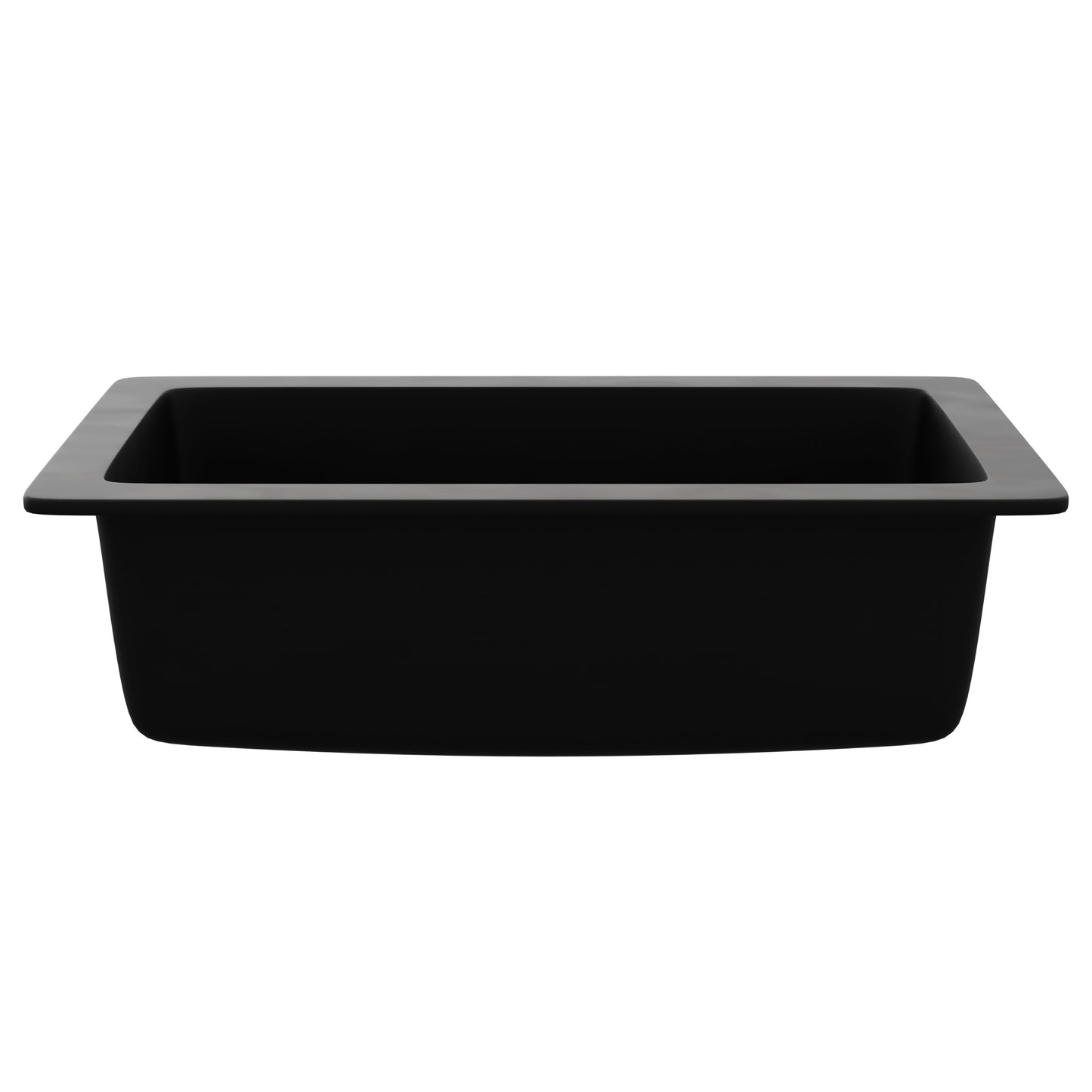 StoneCore 30-inch Single Bowl Kitchen Sink in Black - NKS-SC30SB-BLCK