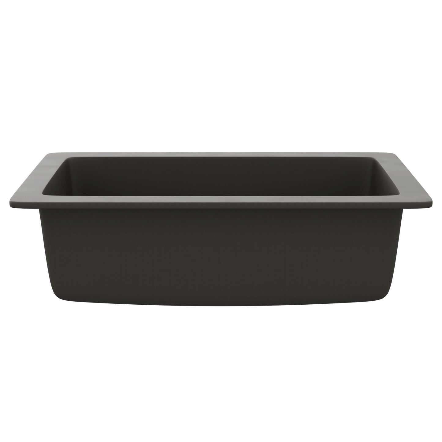 StoneCore 30-inch Single Bowl Kitchen Sink in Granite Ash - NKS-SC30SB-GRASH