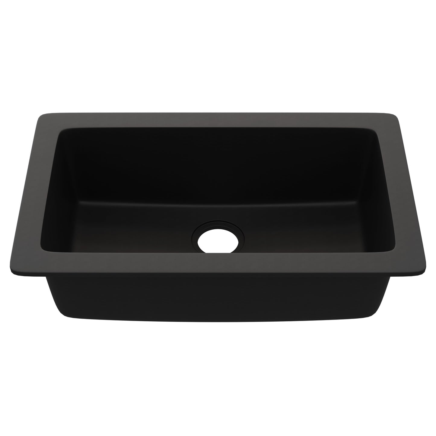StoneCore 30-inch Single Bowl Kitchen Sink in Graphite - NKS-SC30SB-GRPH