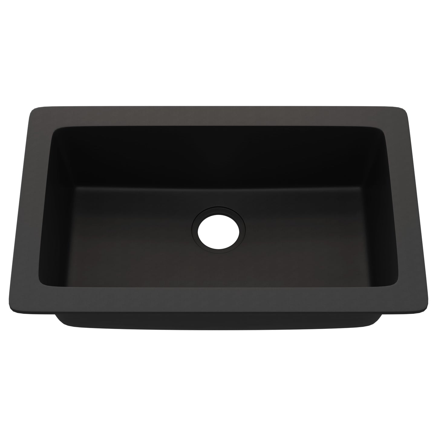 StoneCore 30-inch Single Bowl Kitchen Sink in Graphite - NKS-SC30SB-GRPH