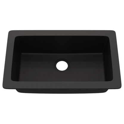 StoneCore 30-inch Single Bowl Kitchen Sink in Graphite - NKS-SC30SB-GRPH