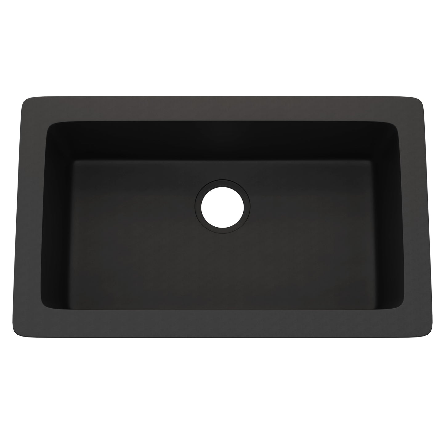 StoneCore 30-inch Single Bowl Kitchen Sink in Graphite - NKS-SC30SB-GRPH