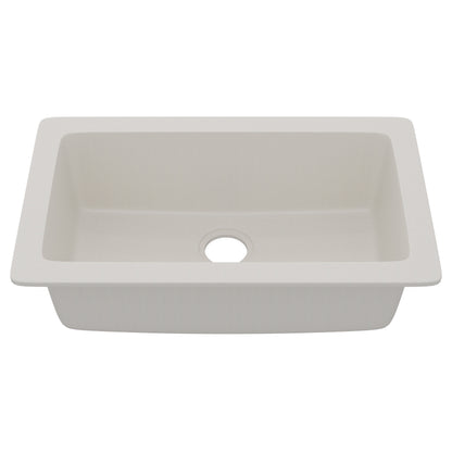 StoneCore 30-inch Single Bowl Kitchen Sink in Limestone - NKS-SC30SB-LMST