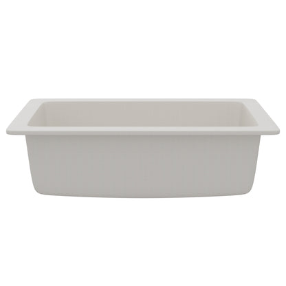 StoneCore 30-inch Single Bowl Kitchen Sink in Limestone - NKS-SC30SB-LMST