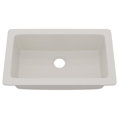 StoneCore 30-inch Single Bowl Kitchen Sink in Limestone - NKS-SC30SB-LMST