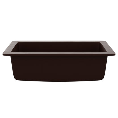 StoneCore 30-inch Single Bowl Kitchen Sink in Sienna Stone - NKS-SC30SB-SIESTN