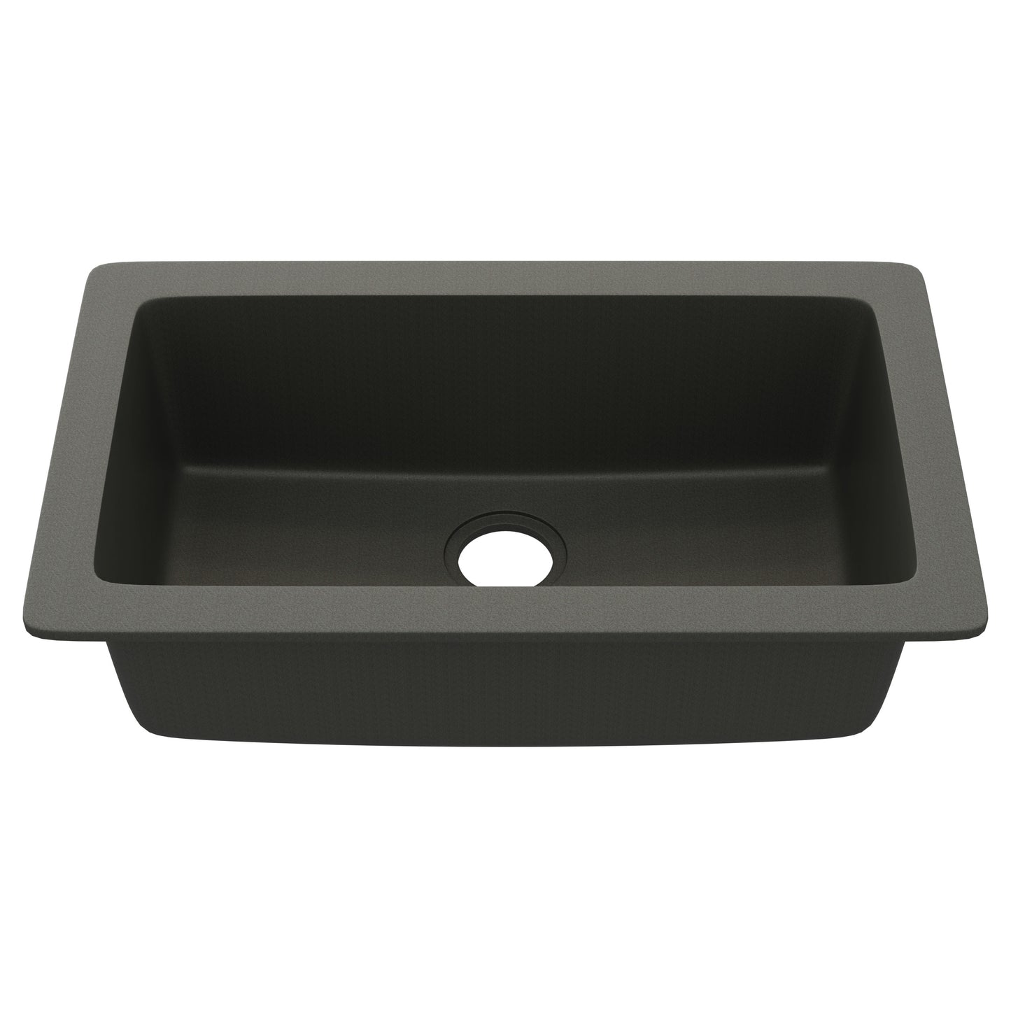 StoneCore 30-inch Single Bowl Kitchen Sink in Silver Granite - NKS-SC30SB-SLVGRNT