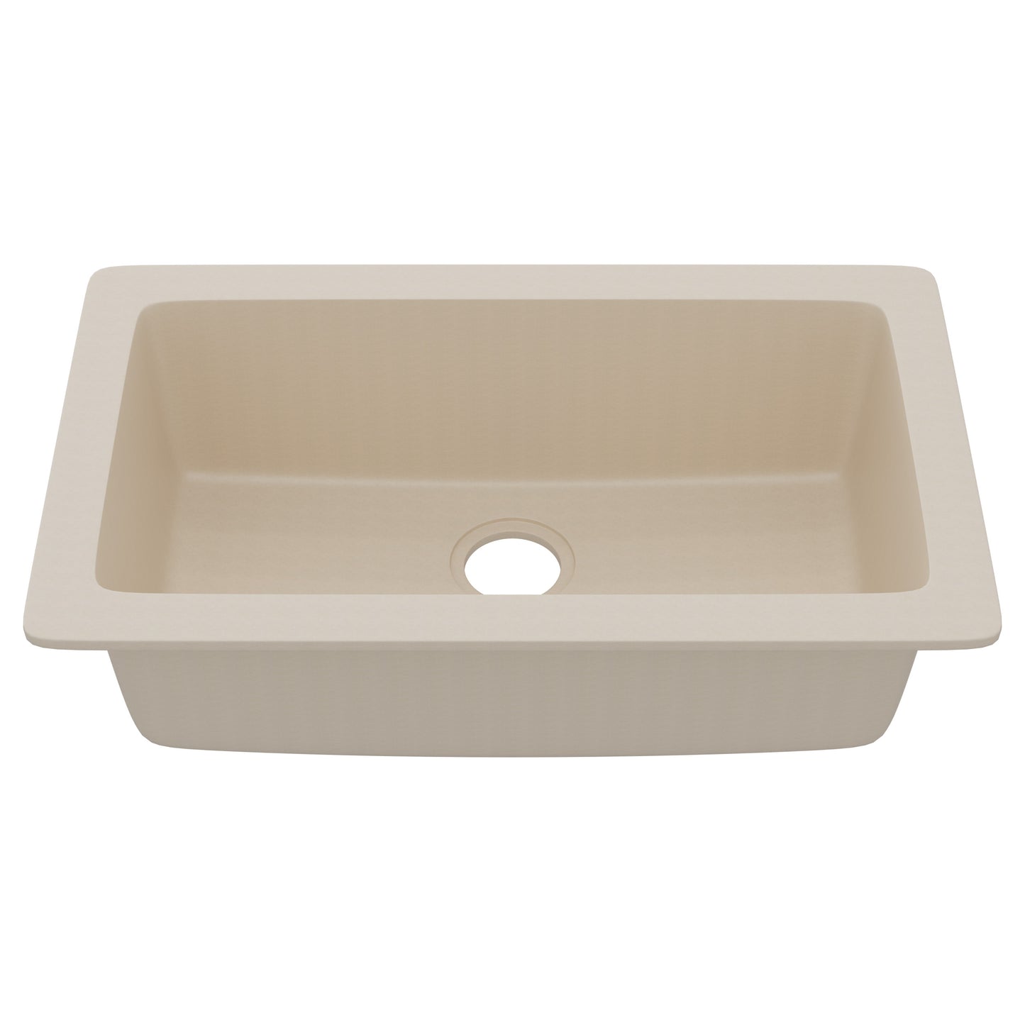 StoneCore 30-inch Single Bowl Kitchen Sink in Sandstone - NKS-SC30SB-SNDS