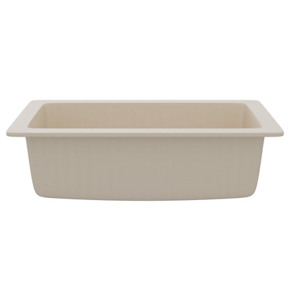 StoneCore 30-inch Single Bowl Kitchen Sink in Sandstone - NKS-SC30SB-SNDS