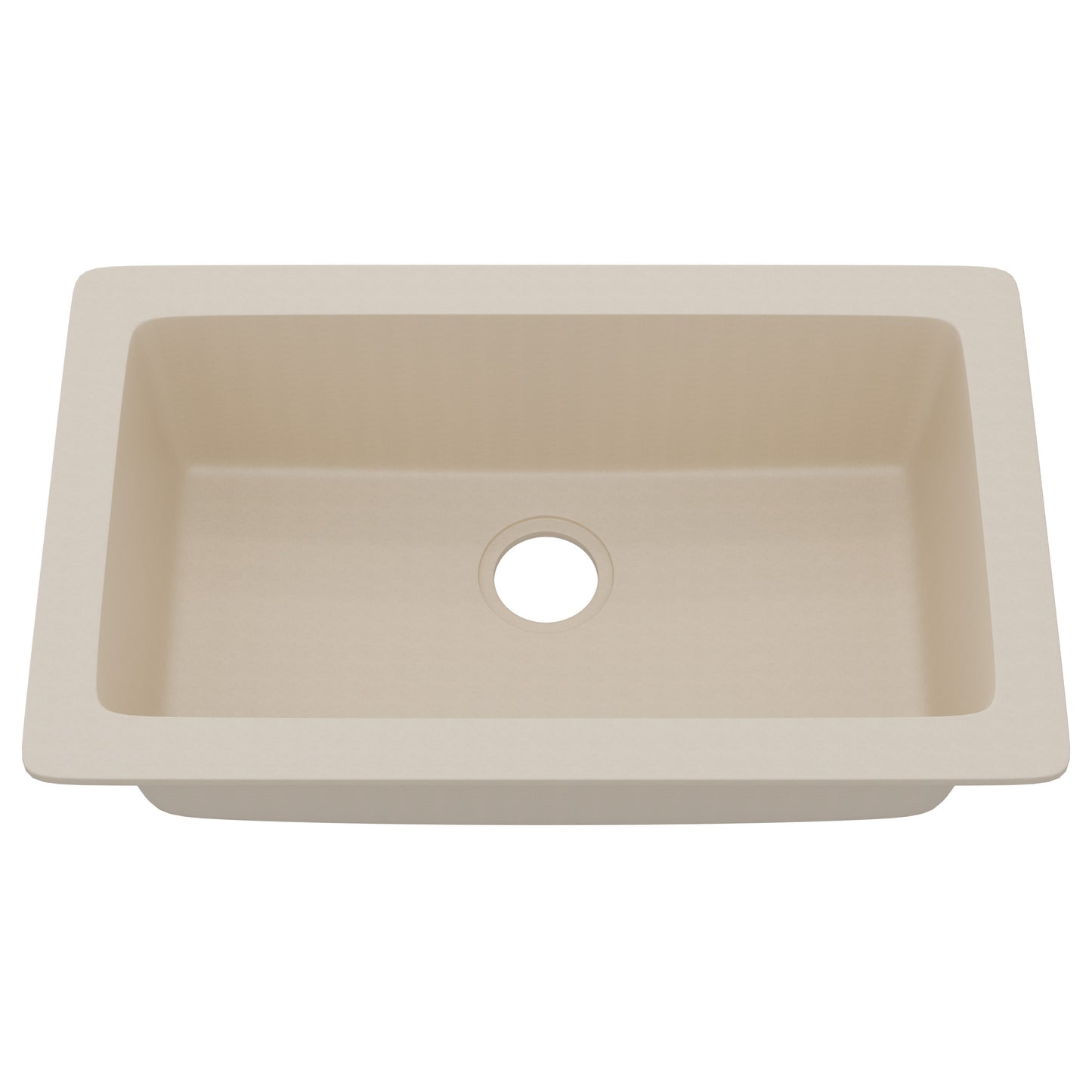 StoneCore 30-inch Single Bowl Kitchen Sink in Sandstone - NKS-SC30SB-SNDS