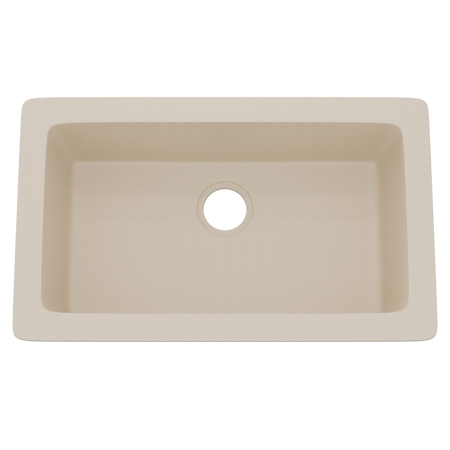 StoneCore 30-inch Single Bowl Kitchen Sink in Sandstone - NKS-SC30SB-SNDS