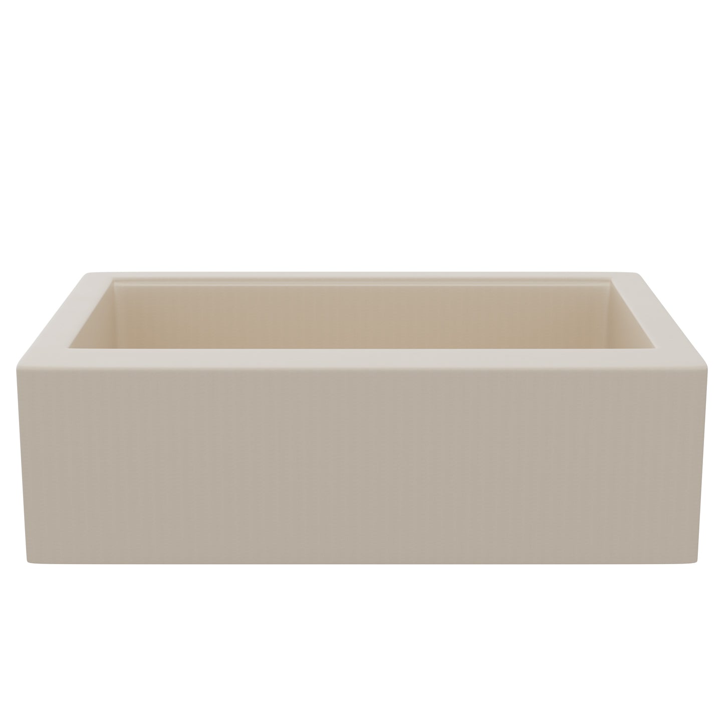 StoneCore Single Bowl Farmhouse Kitchen Sink Kit in Sandstone - NKS-SC33SBFARM-SNDS