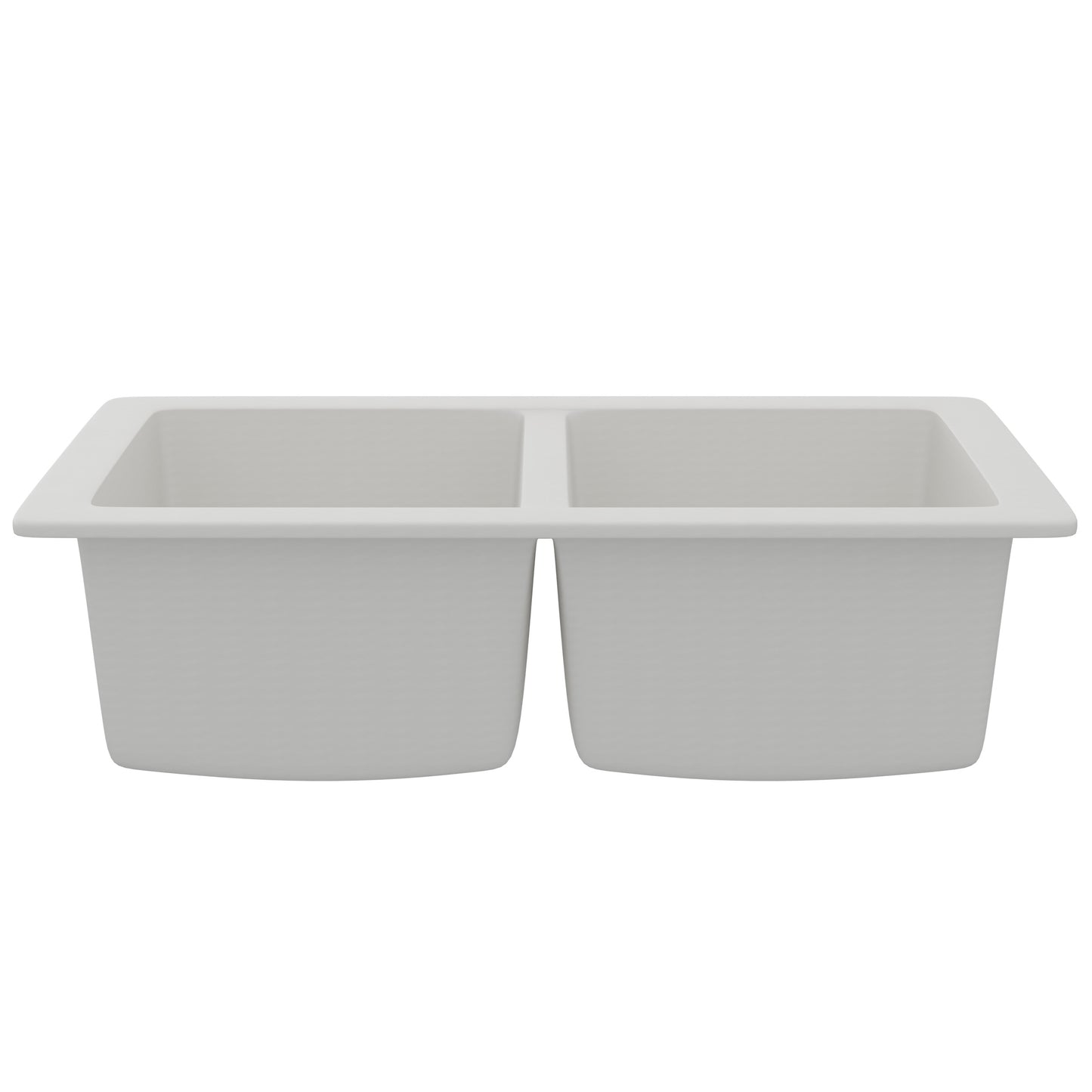 StoneCore 50/50 Double Bowl Kitchen sink in Alpine White - NKS-SC5050-ALPWHT