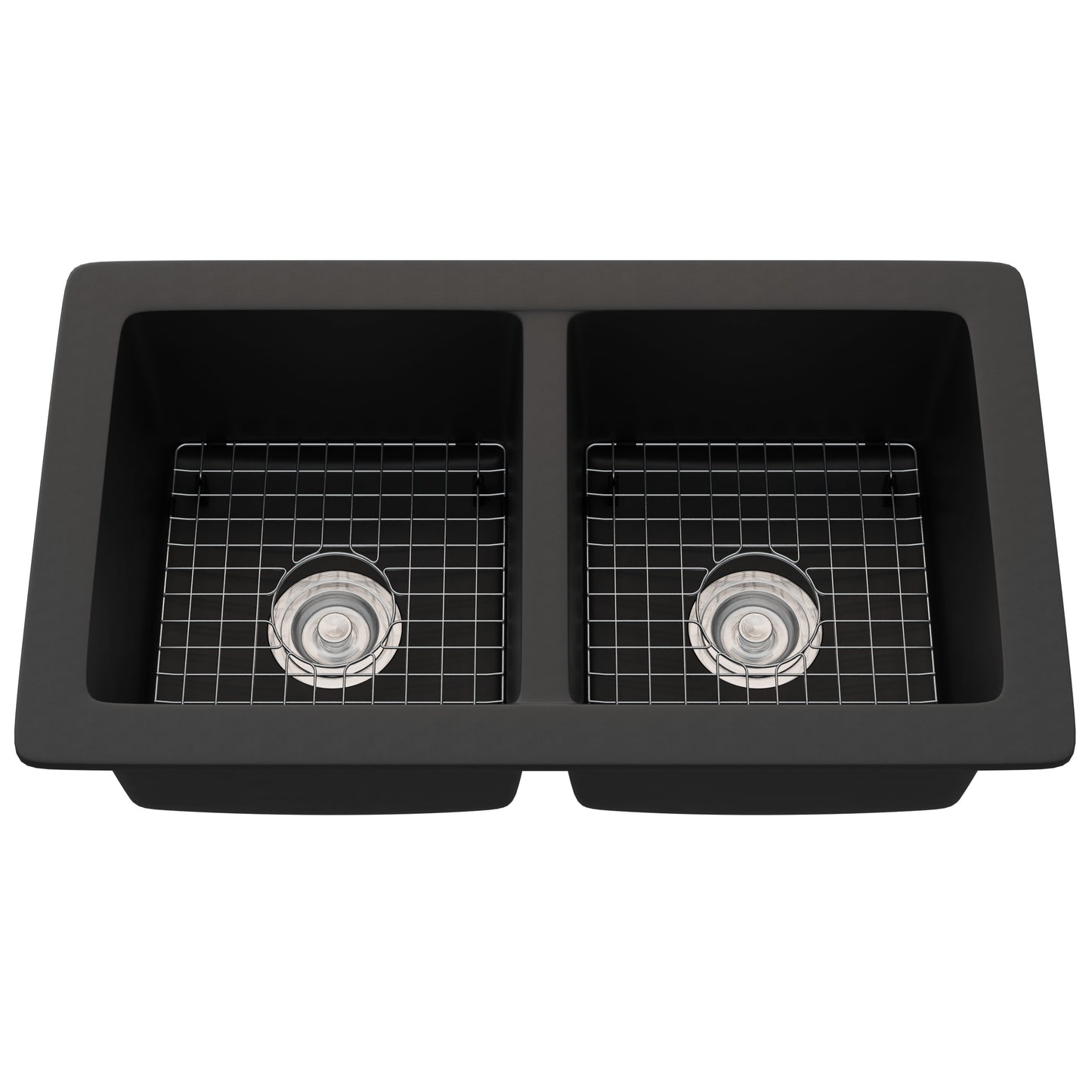 StoneCore 50/50 Double Bowl Kitchen sink in Graphite - NKS-SC5050-GRPH