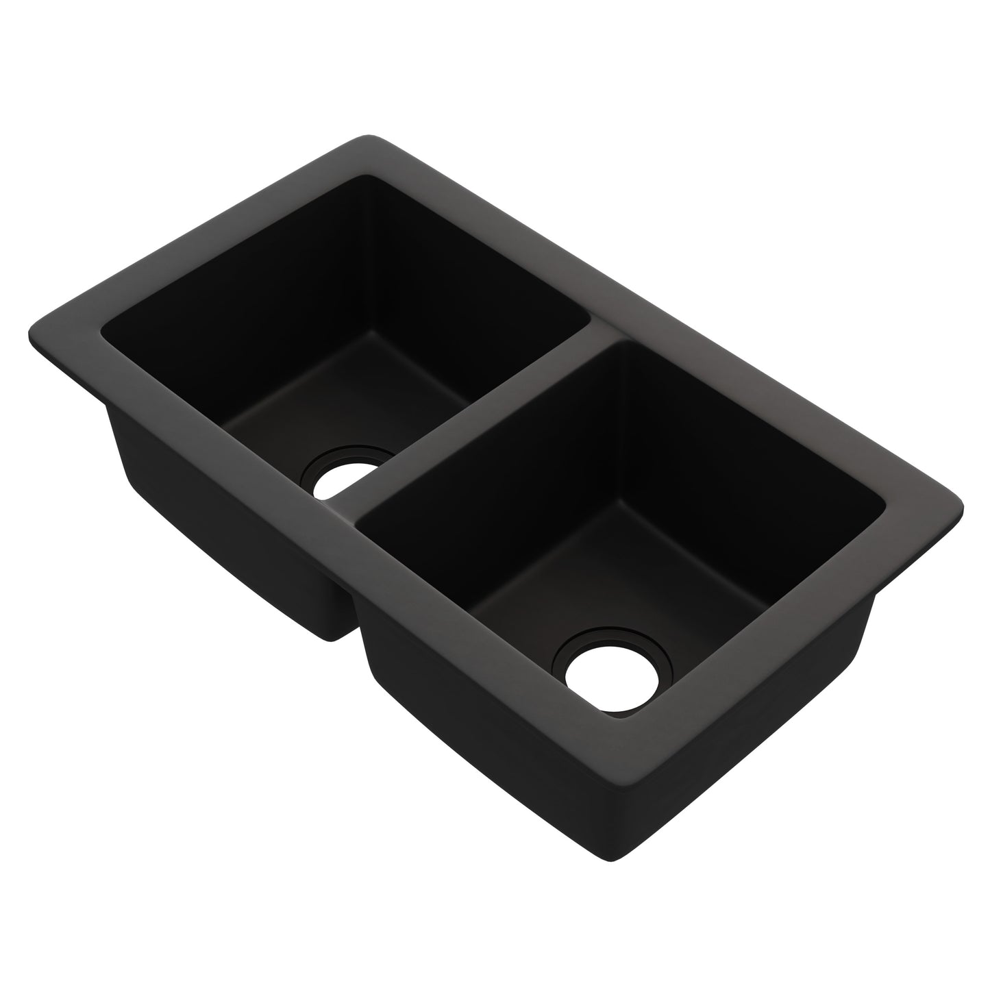 StoneCore 50/50 Double Bowl Kitchen sink in Graphite - NKS-SC5050-GRPH