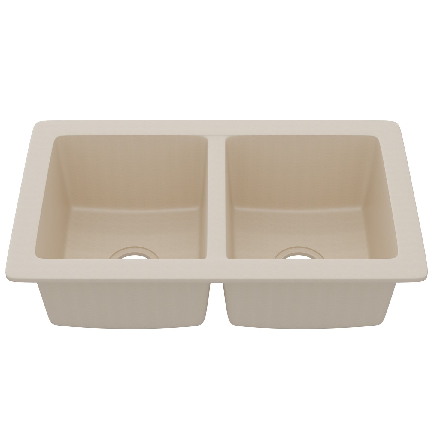 StoneCore 50/50 Double Bowl Kitchen sink in Sandstone - NKS-SC5050-SNDS