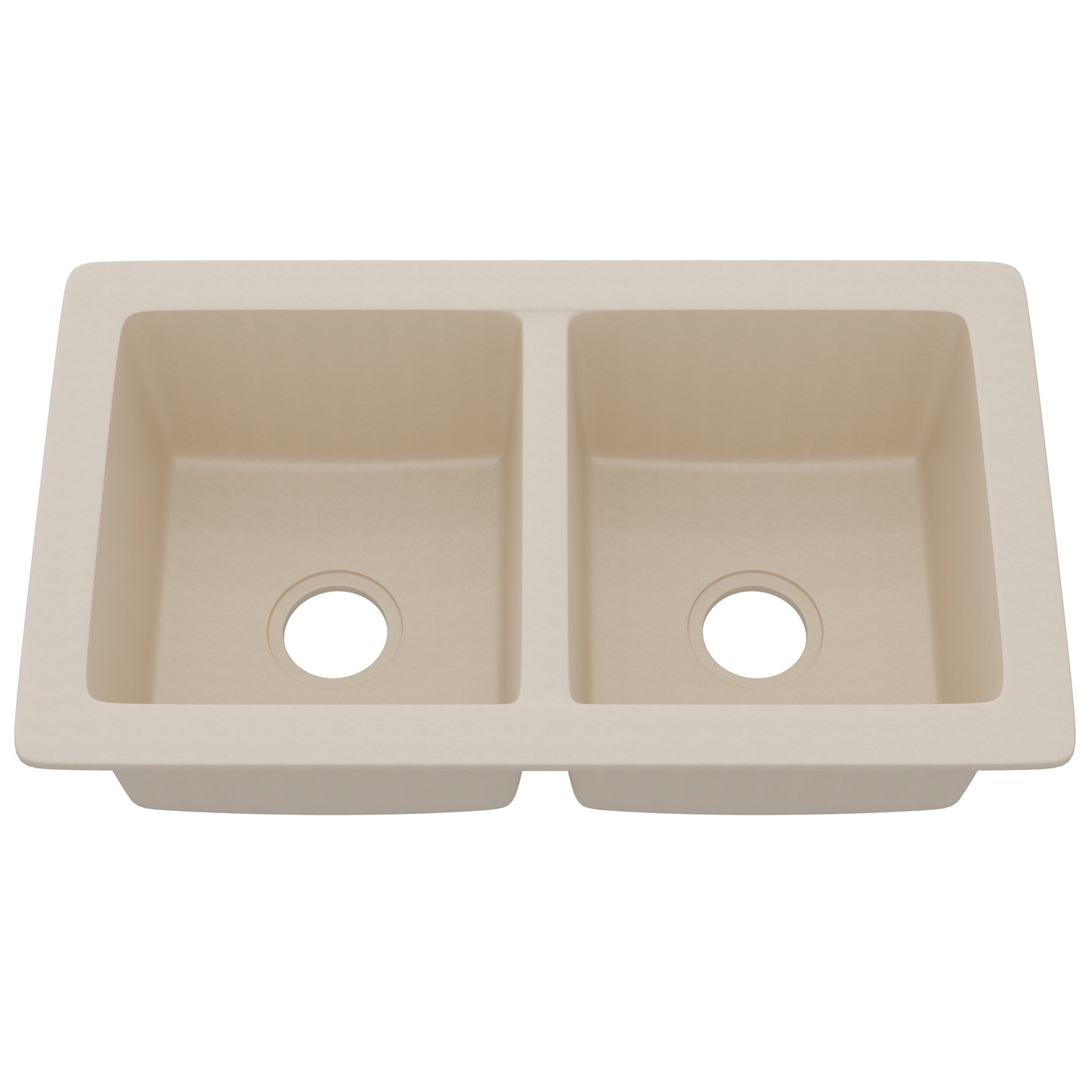 StoneCore 50/50 Double Bowl Kitchen sink in Sandstone - NKS-SC5050-SNDS