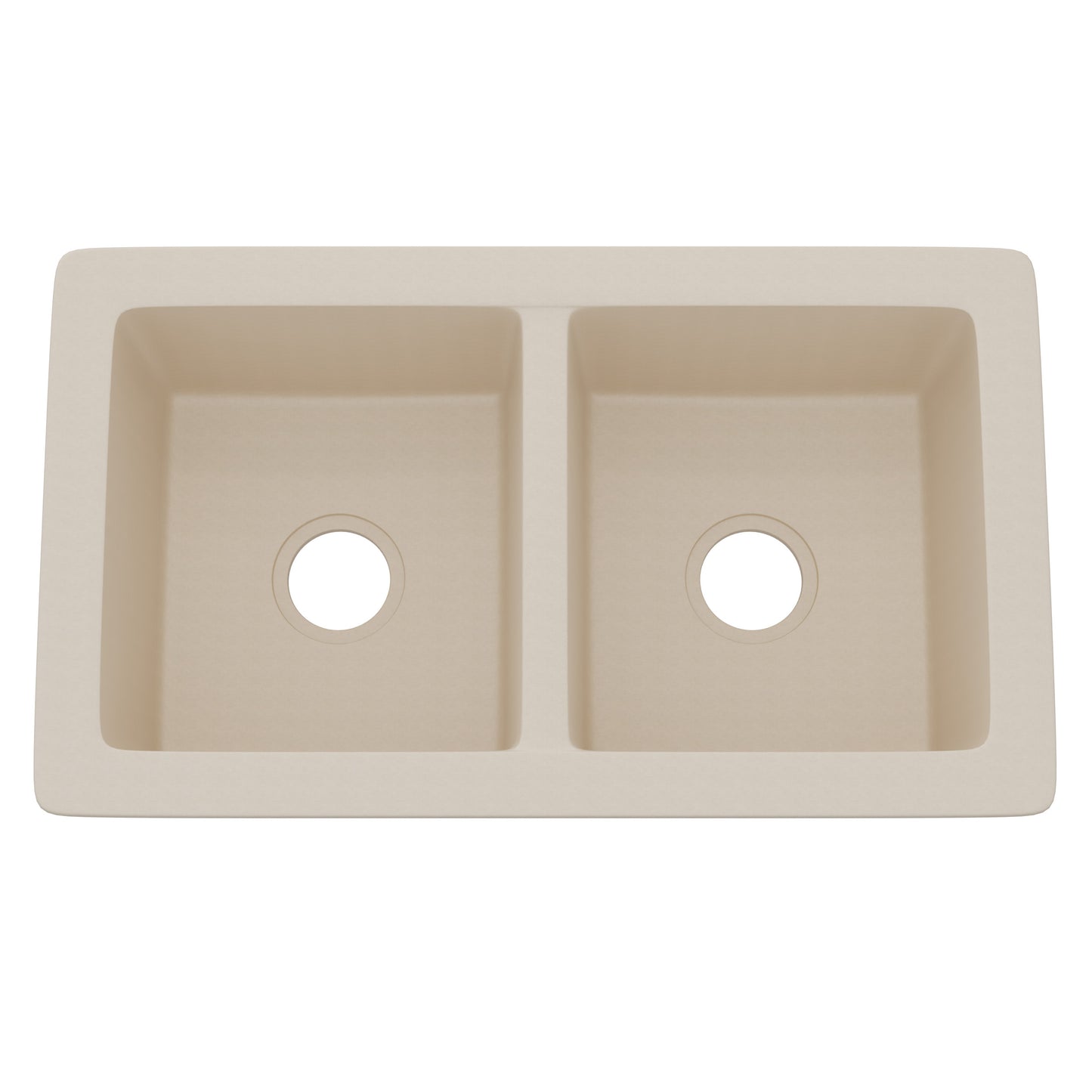 StoneCore 50/50 Double Bowl Kitchen sink in Sandstone - NKS-SC5050-SNDS