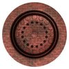3.5" Hand-Hammered Copper Kitchen, Bar and Prep Sink Basket Drain - NKSD-001HC