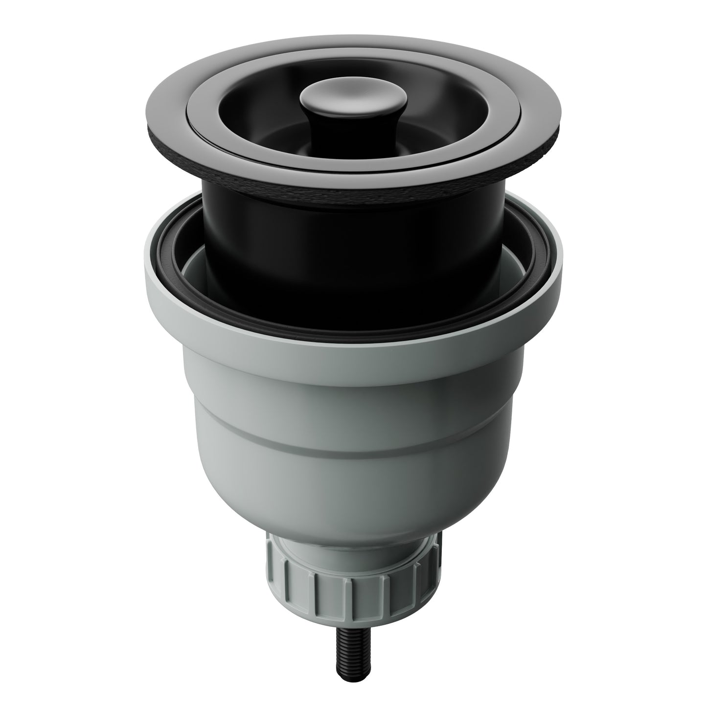 3.5" Extra Long Strainer Kitchen, Bar and Prep Basket Drain with Cover - NKSD-024