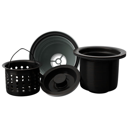 3.5" Extra Long Strainer Kitchen, Bar and Prep Basket Drain with Cover - NKSD-024