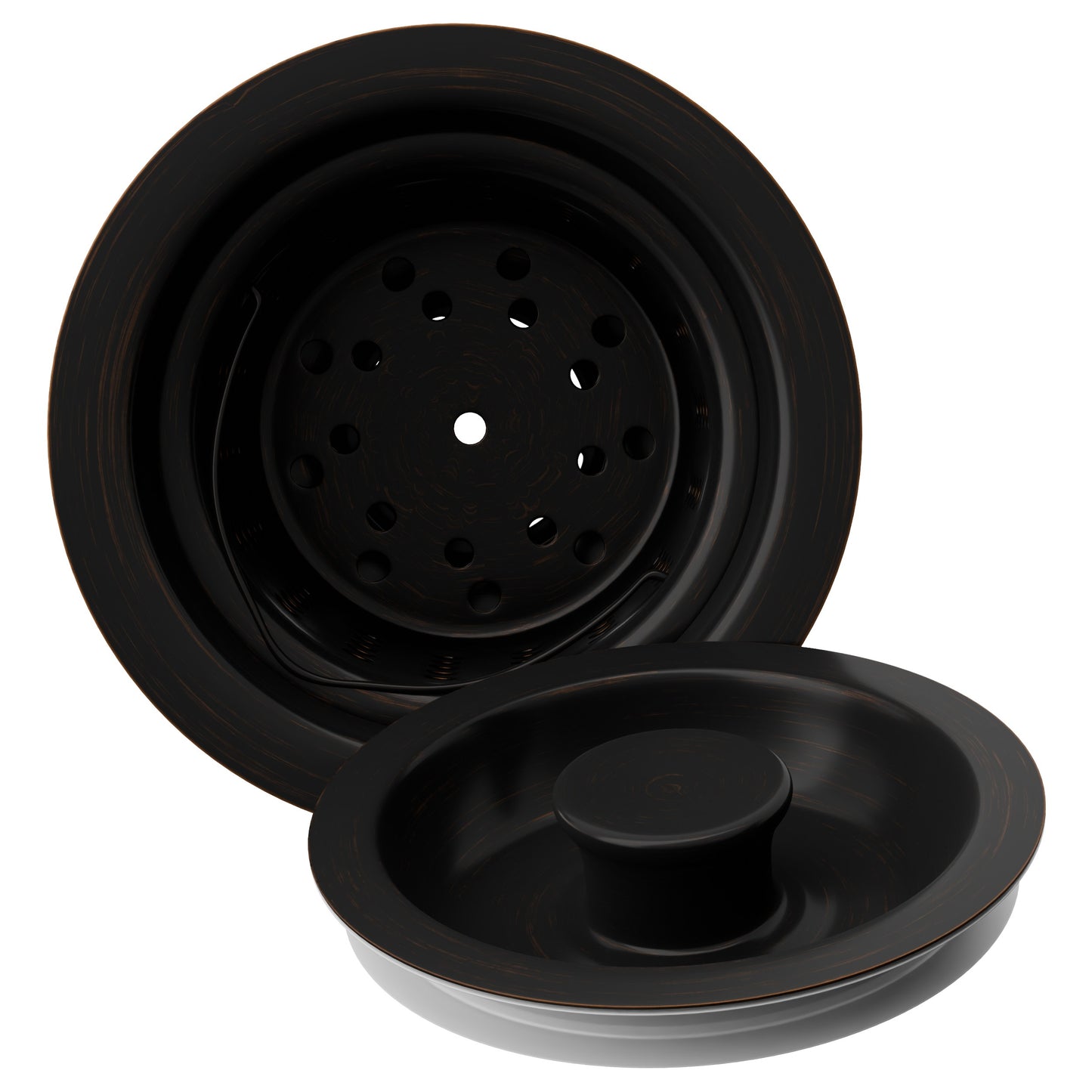 3.5" Extra Long Strainer Kitchen, Bar and Prep Basket Drain with Cover - NKSD-024