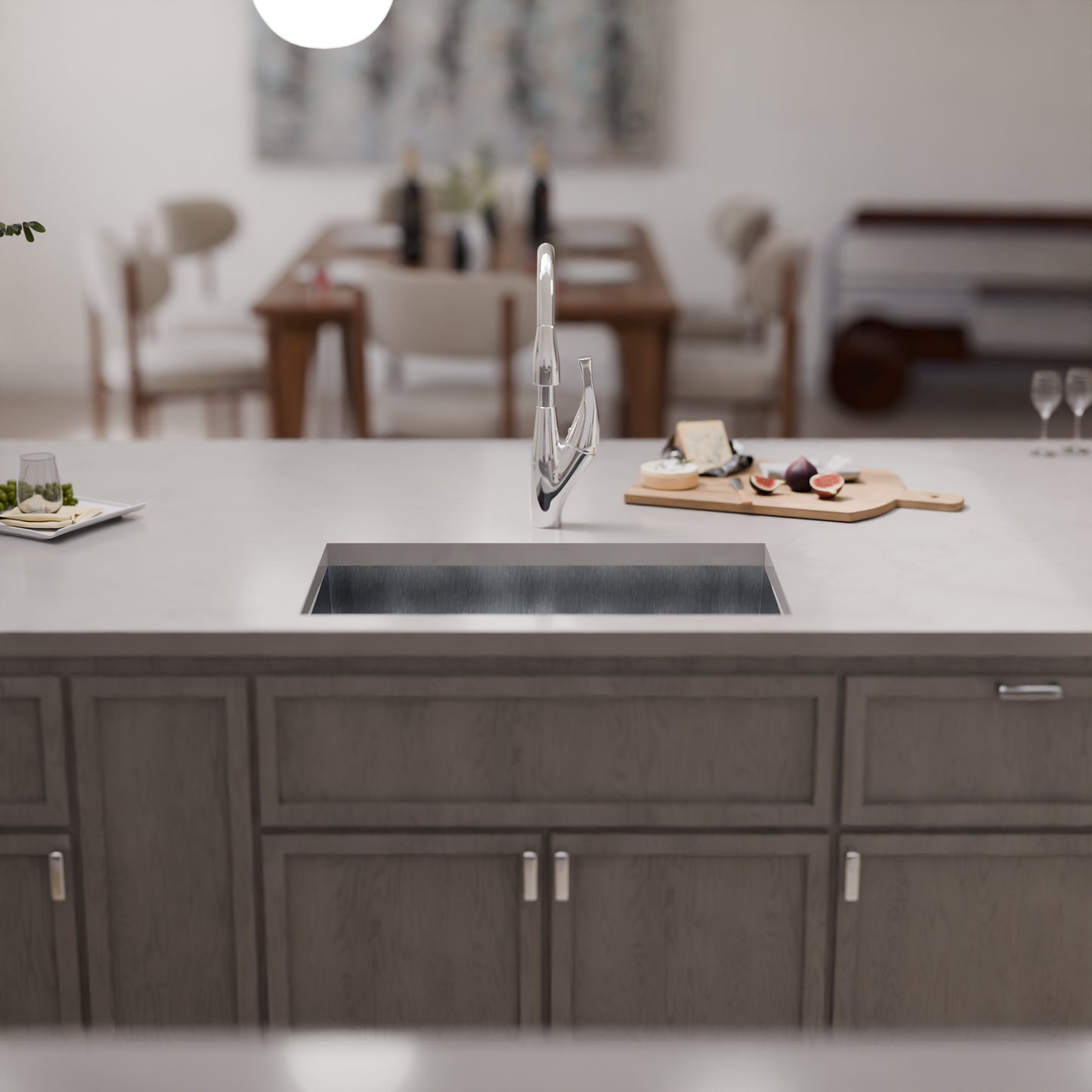 30-inch Stainless Steel Single Bowl Kitchen Sink - NKSS-R030189SB