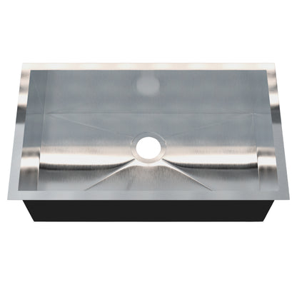 30-inch Stainless Steel Single Bowl Kitchen Sink - NKSS-R030189SB