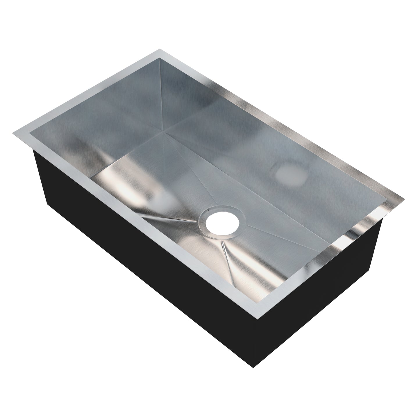 30-inch Stainless Steel Single Bowl Kitchen Sink - NKSS-R030189SB