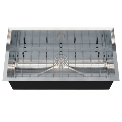32-inch Stainless Steel Single Bowl Kitchen Sink - NKSS-R032189SB