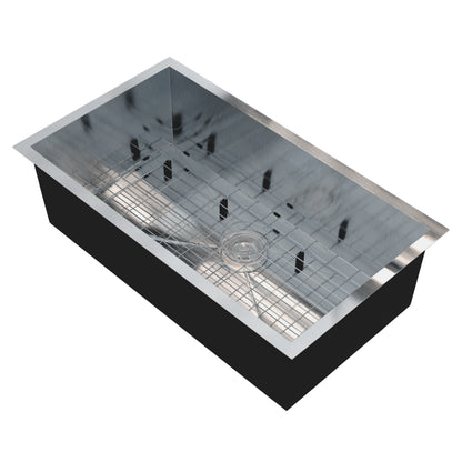 32-inch Stainless Steel Single Bowl Kitchen Sink - NKSS-R032189SB