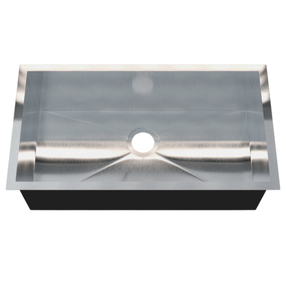 32-inch Stainless Steel Single Bowl Kitchen Sink - NKSS-R032189SB