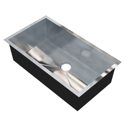 32-inch Stainless Steel Single Bowl Kitchen Sink - NKSS-R032189SB