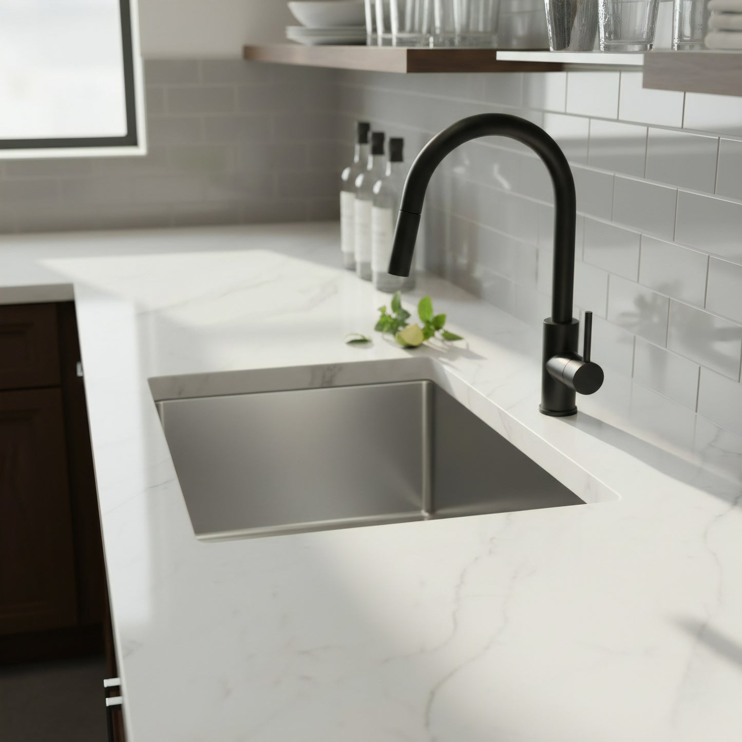 27-inch Stainless Steel Single Bowl Kitchen Sink - NKSS-R10271810SB