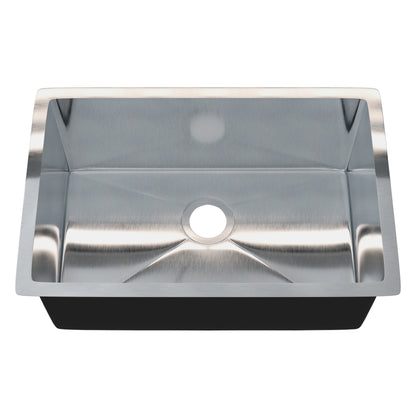 27-inch Stainless Steel Single Bowl Kitchen Sink - NKSS-R10271810SB