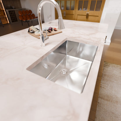 30-inch Stainless Steel Single Bowl Kitchen Sink - NKSS-R1030189SB