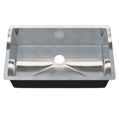 30-inch Stainless Steel Single Bowl Kitchen Sink - NKSS-R1030189SB
