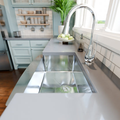 30-inch Stainless Steel Single Bowl Farmhouse Kitchen Sink  - NKSS-R103021SBFRM