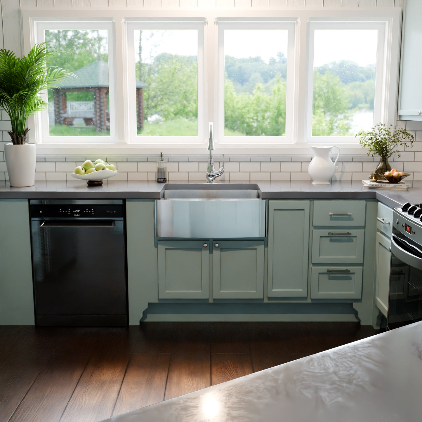 30-inch Stainless Steel Single Bowl Farmhouse Kitchen Sink  - NKSS-R103021SBFRM