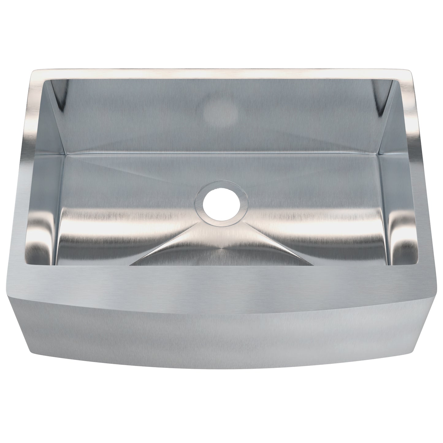 30-inch Stainless Steel Single Bowl Farmhouse Kitchen Sink  - NKSS-R103021SBFRM