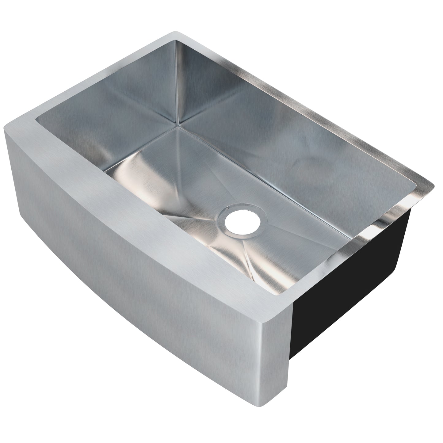 30-inch Stainless Steel Single Bowl Farmhouse Kitchen Sink  - NKSS-R103021SBFRM