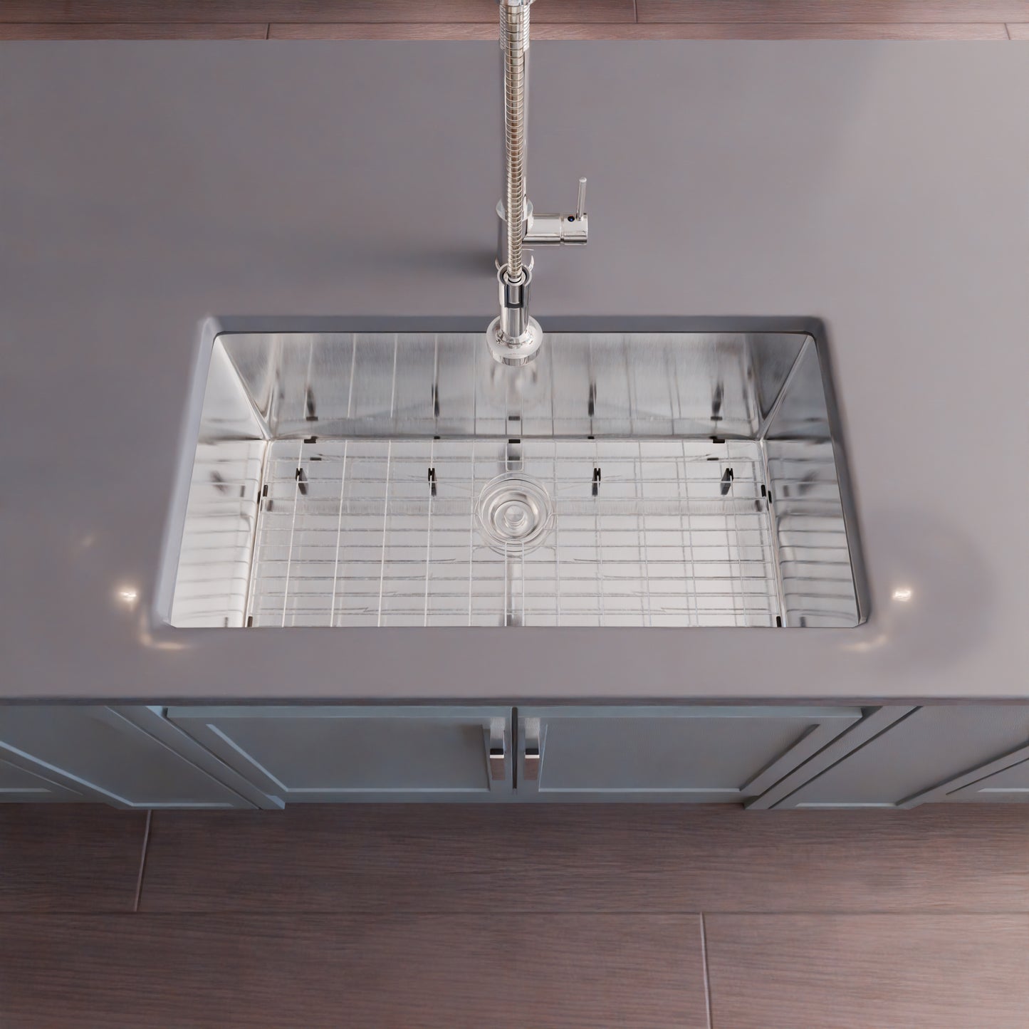 32-inch Stainless Steel Single Bowl Kitchen Sink - NKSS-R10321810SB