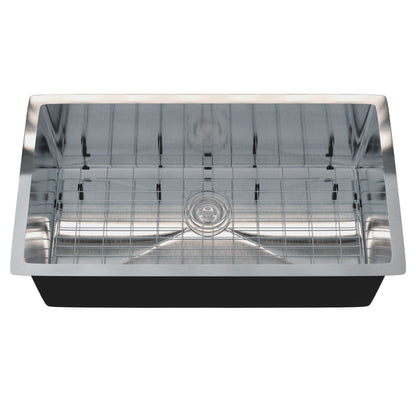 32-inch Stainless Steel Single Bowl Kitchen Sink - NKSS-R10321810SB